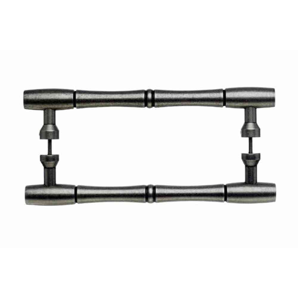 Top Knobs M727-8 PAIR pewter antique door pull