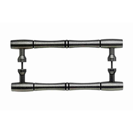 Top Knobs M727-8 PAIR pewter antique door pull