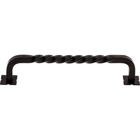 Top Knobs M737 patina black cabinet pull