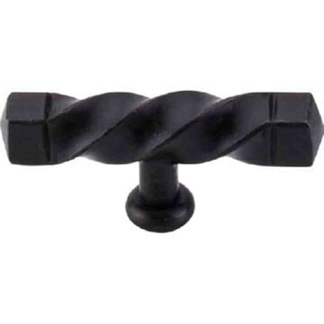 Top Knobs M740 patina black cabinet knob