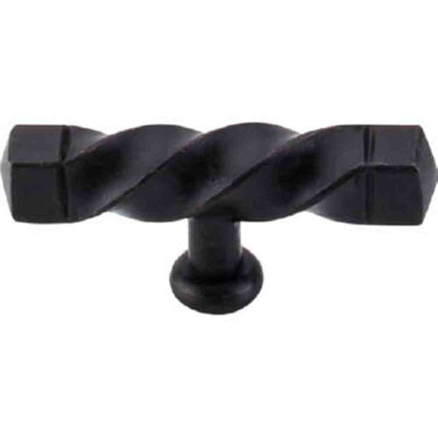 Top Knobs M740 patina black cabinet knob