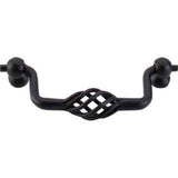 Top Knobs M743 patina black cabinet drop bail pulls