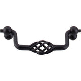 Top Knobs M743 patina black cabinet drop bail pulls
