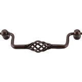 Top Knobs Twisted Wire Drop Cabinet Pull 5-1/16" Center to Center, front view