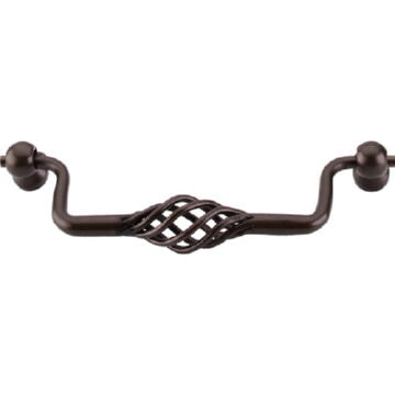 Top Knobs Twisted Wire Drop Cabinet Pull 5-1/16" Center to Center, front view