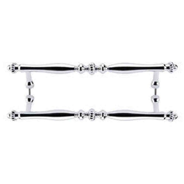 Top Knobs M806-12 polished chrome cabinet pull / appliance pull