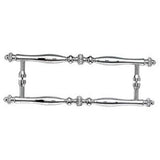 Top Knobs M806-12 PAIR polished chrome door pull