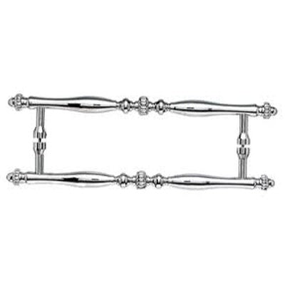 Top Knobs M806-12 PAIR polished chrome door pull