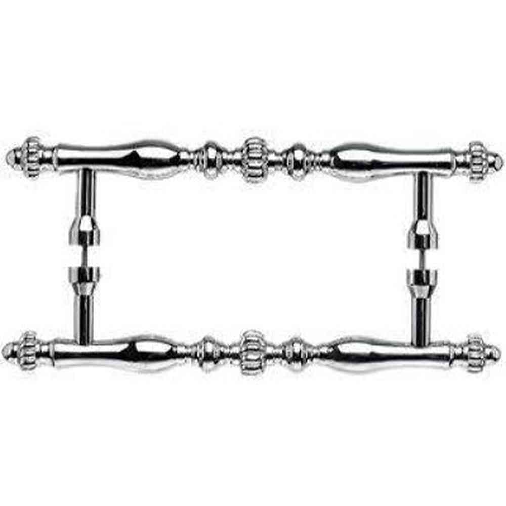 Top Knobs M806-8 PAIR polished chrome door pull
