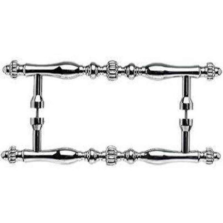 Top Knobs M806-8 PAIR polished chrome door pull