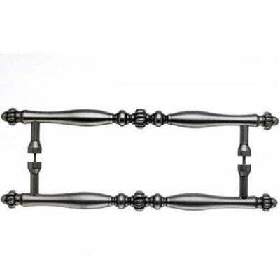 Top Knobs M812-12 PAIR pewter antique door pull