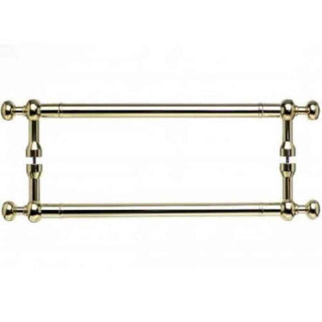 Top Knobs M828-12 PAIR polished brass door pull
