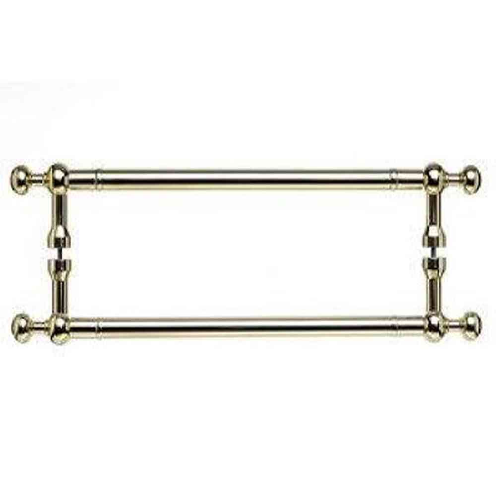 Top Knobs M828-18 PAIR polished brass door pull