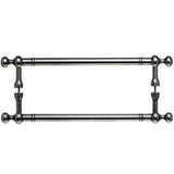 Top Knobs M834-18 PAIR pewter antique door pull