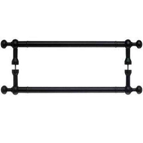 Top Knobs M836-18 PAIR patina black door pull