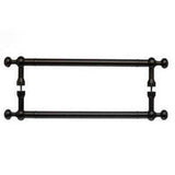Top Knobs M838-18 PAIR oil rubbed bronze door pull