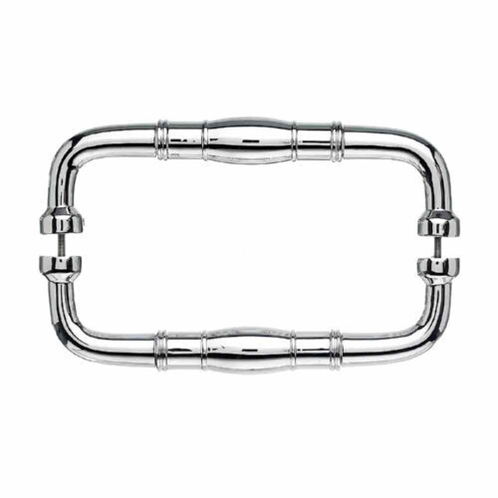 Top Knobs M839-8 PAIR polished chrome cabinet pull / appliance pull