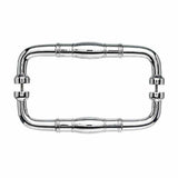 Top Knobs M839-8 PAIR polished chrome cabinet pull / appliance pull