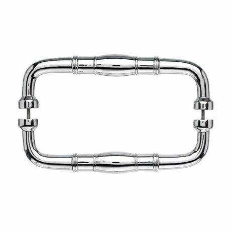 Top Knobs M839-8 PAIR polished chrome cabinet pull / appliance pull
