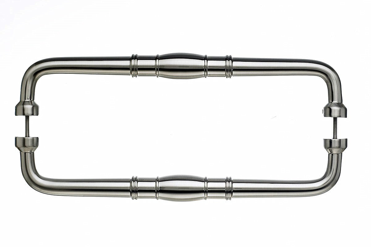 Top Knobs M841-18 PAIR brushed satin nickel door pull