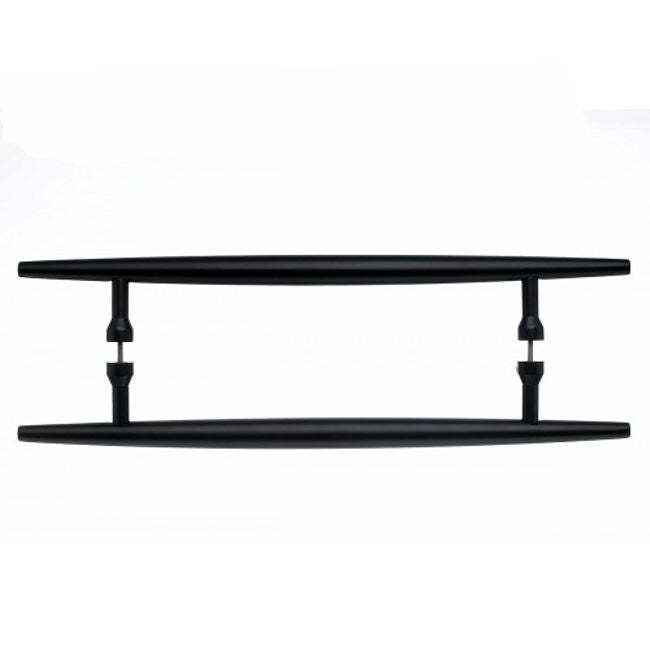 Top Knobs M852-8 PAIR flat black door pull