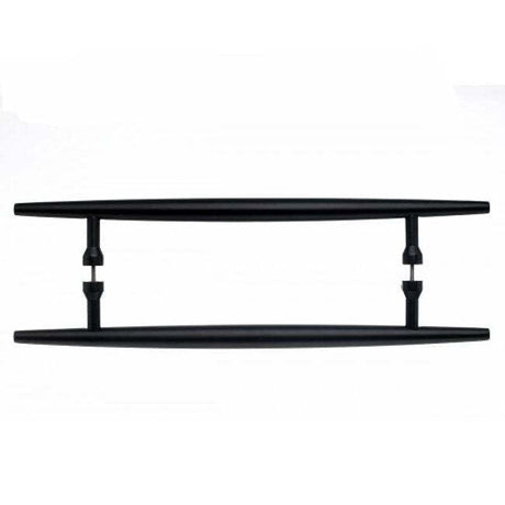 Top Knobs M852-8 PAIR flat black door pull