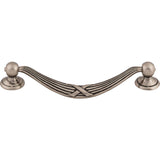Top Knobs M932 Edwardian cabinet pulls, front view