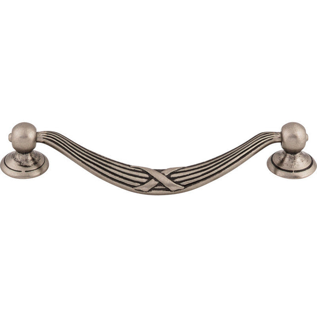 Top Knobs M932 Edwardian cabinet pulls, front view