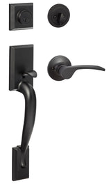 Sure-Loc MA507-G2-EG RH FBL flat black single cylinder handleset