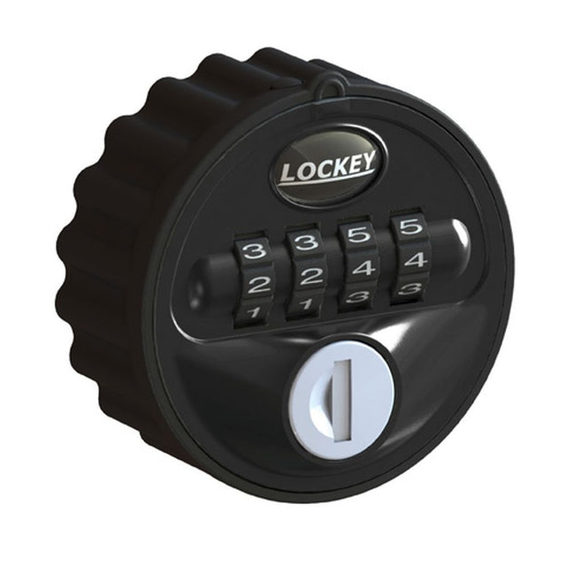 Lockey MC728B black gate hardware