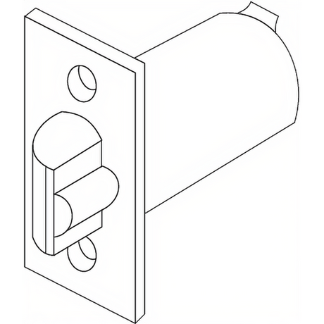 Yale MCD238630 satin stainless steel deadlatch