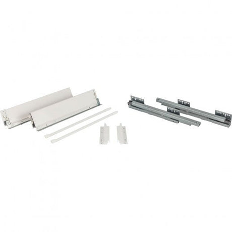 Hardware Resources MDB-164-450 white drawer slide