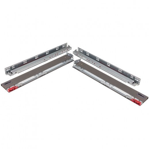 Hardware Resources MDB500-185-15GR grey drawer slide