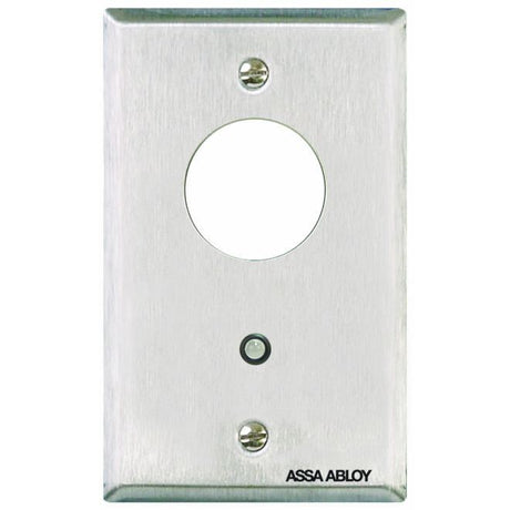 Securitron MKA satin stainless steel mortise keyswitch