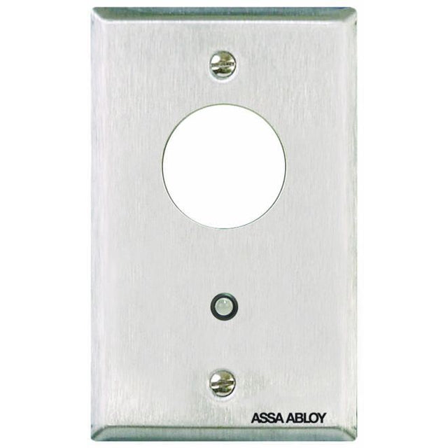 Securitron MKA satin stainless steel mortise keyswitch
