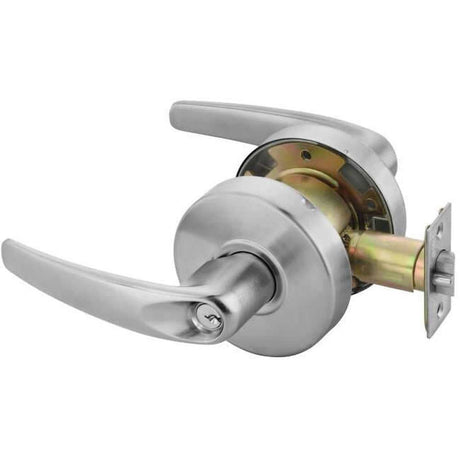Yale MO4604LN626 satin chrome keyed entry door lever