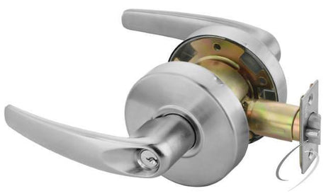 Yale MO4605LN626 satin chrome storeroom door lever