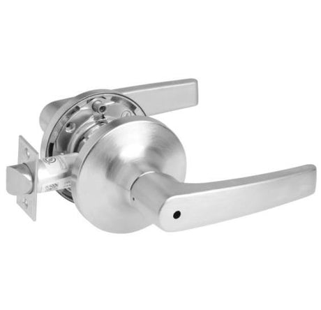 Yale MO5402LN626 satin chrome privacy door lever