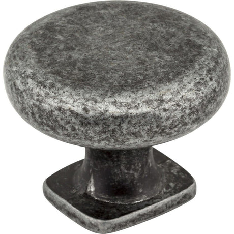Jeffrey Alexander MO6303SIM-D distressed antique silver cabinet knob