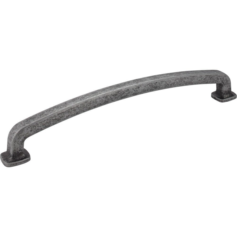 Jeffrey Alexander MO6373-12SIM-D distressed antique silver cabinet pull / appliance pull