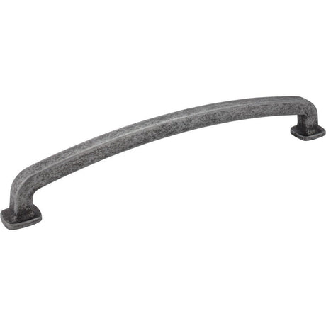 Jeffrey Alexander MO6373-12SIM-D distressed antique silver cabinet pull / appliance pull