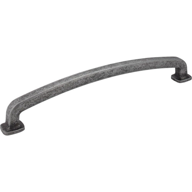 Jeffrey Alexander MO6373-12SIM-D distressed antique silver cabinet pull / appliance pull