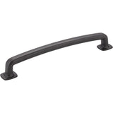 Jeffrey Alexander MO6373-160DACM gun metal cabinet drawer pull