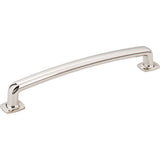 Jeffrey Alexander MO6373-160NI polished nickel cabinet drawer pull