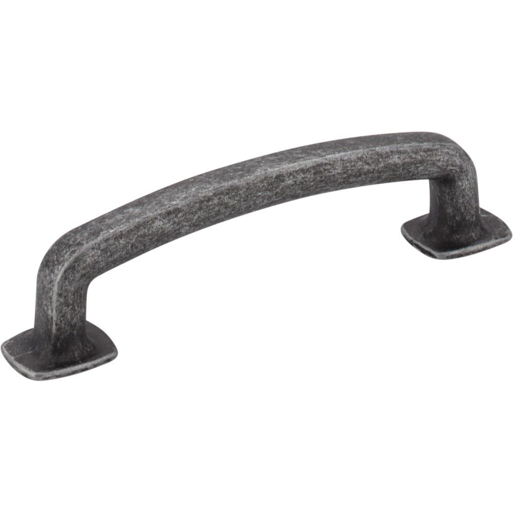 Jeffrey Alexander MO6373SIM-D distressed antique silver cabinet drawer pull