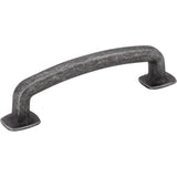 Jeffrey Alexander MO6373SIM-D distressed antique silver cabinet drawer pull