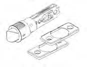 Better Home Products MODIPASPB passage latch in satin stainless, front view