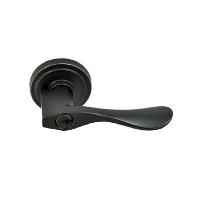 Better Home Products N23515SNLT Waterfront Left Hand Keyed Entry Door Lever Satin Nickel