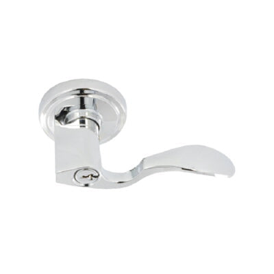 Better Home Products N80588CHLT Dolores Park Left Hand Keyed Entry Door Lever Chrome