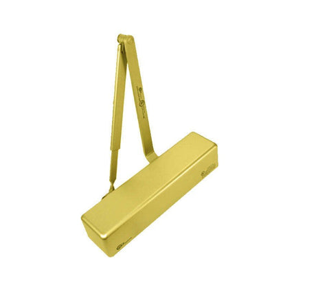Cal-Royal N900PBF-3 bright polished brass surface mount door closer